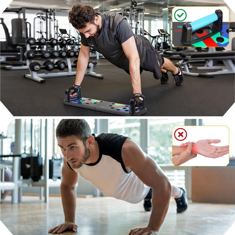 flintronic Push-up handles, push-up board, 13 in 1 foldable portable