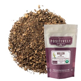 Organic Positively Botanicals Company, Mullein Leaf, Loose Leaf Botanical, 4 Ounce