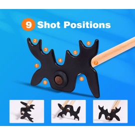 GSE Games & Sports Expert Black Plastic Slip-On Bridge Portable Moosehead Bridge Head, Pool Billiard Cue Bridge Head, Billiard Pool Cue Accessories for Pool Table (2-Pack)