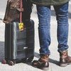SIVEUMIL 1pcs 2303 Bright Silicone luggage tag (Yellow)