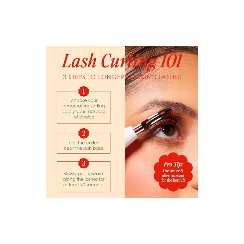 Grande Cosmetics LASH-LIFT Rizador de pestañas calentado