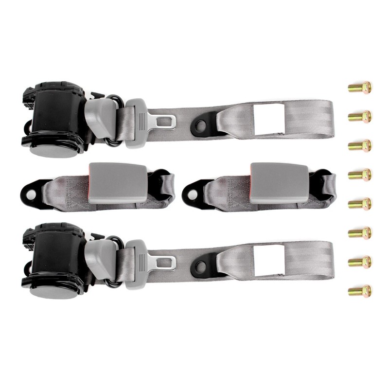 ModifyGT 2Pack Truck Car Lap Seat Belts 2 Point Adjustable