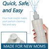 Perineal Squirt Bottle [4 Pack] Refillable Postpartum Lavette Cleansing Irrigation