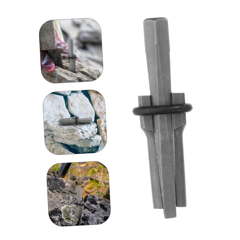 KONTONTY Stone Splitting Wedge for Concrete Rocks Marbles Heavy Duty