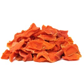 Dried Carrots Dices by It's Delish, Half Pound (8 oz) | Dehydrated Natural Chopped Carrot Flakes for Soup Vegetables