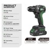 Prostormer Brushless Cordless Drill Set, 575 in.lbs Power Drill Driver,