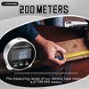 Gugxiom Electronic Digital Tape Measure, 200M Measuring Range, Mini Tape