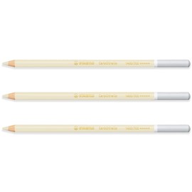 STABILO Chalk-Pastel Pencil CarbOthello - Pack of 3 - Warm Grey 1 (700)