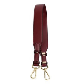 Correa ajustable para cartera, correas cruzadas, correas plateadas, correas de repuesto para bolsos, color rojo burdeos