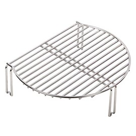 VANKEY Grill Expander for Kamado Joe JR, All-in-one Stainless Cooking Grate Stack Rack fit Small Minimax Green Egg and Other Smoker Grill，Adds 60% More Extra Grilling Space