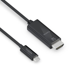 PureLink USB-C auf High Speed HDMI Kabel, 4K Ultra HD 60Hz, vergoldete Steckkontakte, 1,00m, schwarz