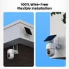 LaView 2K 3MP Solar Security Cameras Wireless Outdoor, Cameras for