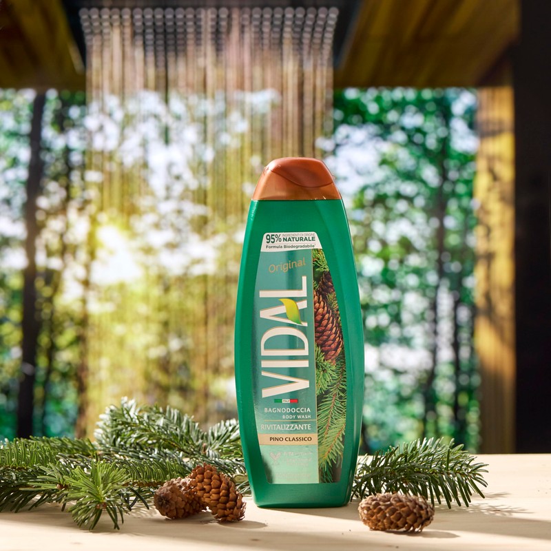 Vidal - Original Pino Classico Shower Gel Revitalising Formula, Pine