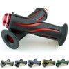 Custom Grip Wave Red Red Left & Right Set Bike