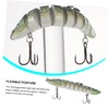 Kisangel Blood Slot Hook Bionic Bait Fishing Lure Realistic Loach
