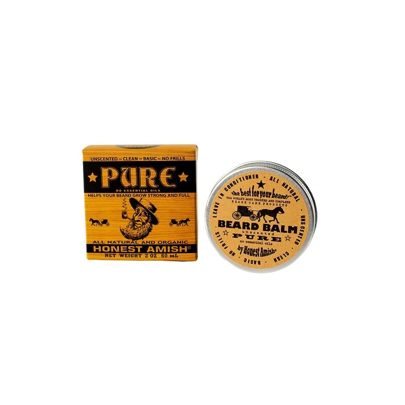 Honest Amish Balsamo para Barba Pure