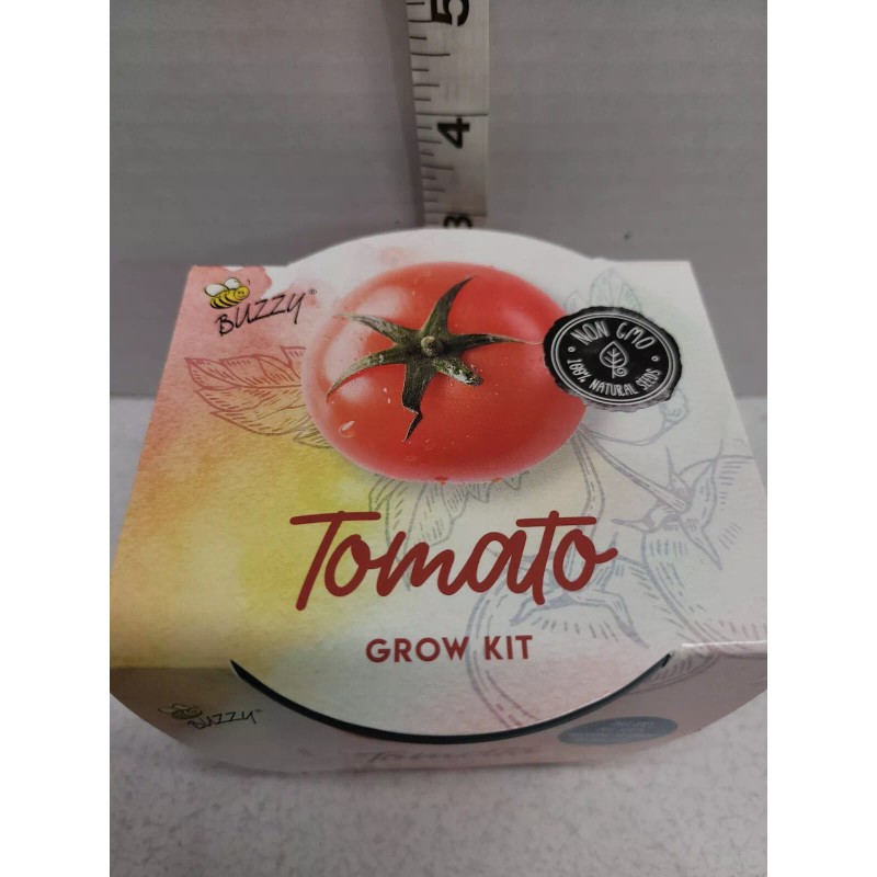 Buzzy Tomato Seeds Grow Kit Non GMO Starter Seedlings Plastic