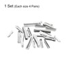 uxcell Double Open Zipper Repair Latch Kits, #3#5#8 Insert Pins