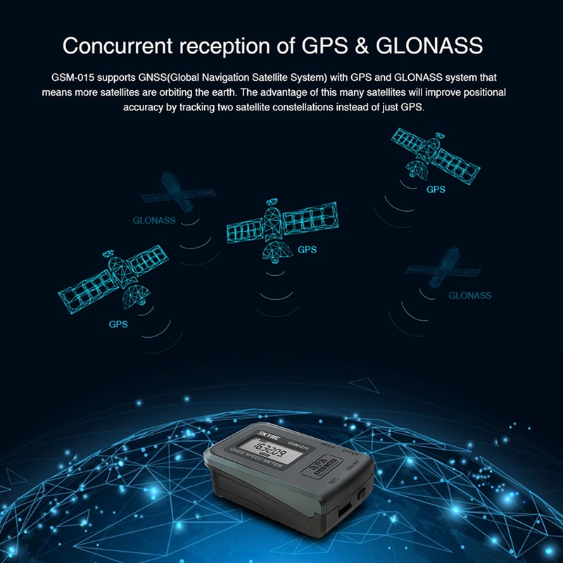 SKYRC GSM-015 GNSS GPS Speed Meter for RC Drones FPV