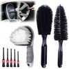 QICHEN 8PCS Cepillos de Llantas,Set de 8 Cepillos de Llantas,