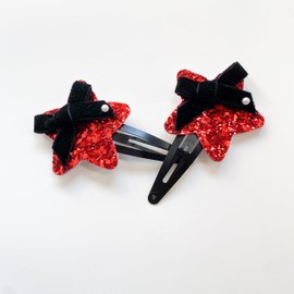 Goblfu Fashion Hair Clips Set, Cute Hair Barrettes Bobby Pins, Fancy Hairpin Accessories Headwear Styling Tools, Gifts for Women Decorative Wedding (Black Velvet Pearl Bow 3 in 1)