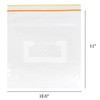 WRAPOK Ziplock Freezer Bags Large Reusable Food Plastic Seal Bag
