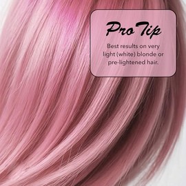 Brite Tinte para cabello semipermanente Rose, hidratante, vegano y libre de crueldad animal, dura hasta 30 lavados (100 ml)