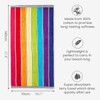 Allure Rainbow Stripe Beach Towel 70 x 140cm - 100%