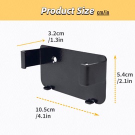 Fbyuitap Wall Mount Compatible with TP-Link TL-SG105E TL-SG105MPE TL-SG105 5-Port Gigabit Easy Smart Switch, Metal Wall Mount Holder for Ethernet Switch Multi-Purpose PoE Switch Gigabit Switch Holder