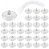 30 Pcs Aquarium Suction Cups with 30 Pcs Adjustable Zip