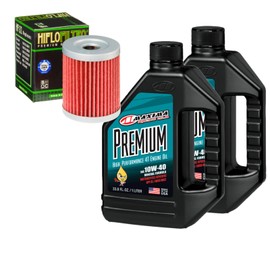 RAD Powersports Oil Change Kit For Suzuki 1993 Lt-F160 QuadRunner Premium 4 10W-40