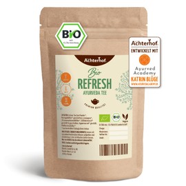 Ayurveda Tea Refresh Organic 250g | Finely Tuned Ayurvedic Ingredients | Soothing Herbal Tea | by Achterhof