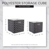 DII Collapsible Polyester Storage Cube, Solid, Lightweight and Durable, Small