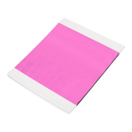 sourcing map 100pcs Leaf Sheets, 5.5" x 5.5" Metallic Foil Leaf Paper for DIY Crafts, Furniture, Nails, Paintings Decoration Peach Pink