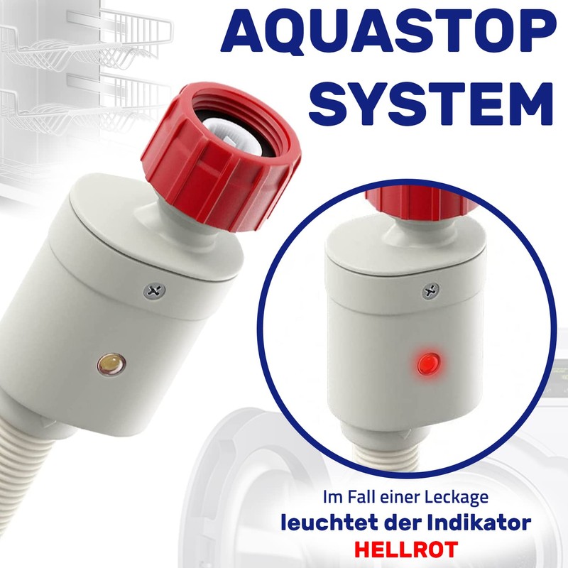 Aquastop Washing Machine and Dishwasher Hose 3 m with Angle