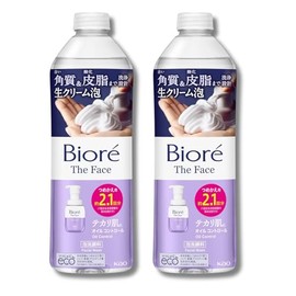 Biore The Face Oil Control Refill 11.5 fl oz (340 ml), Set of 2
