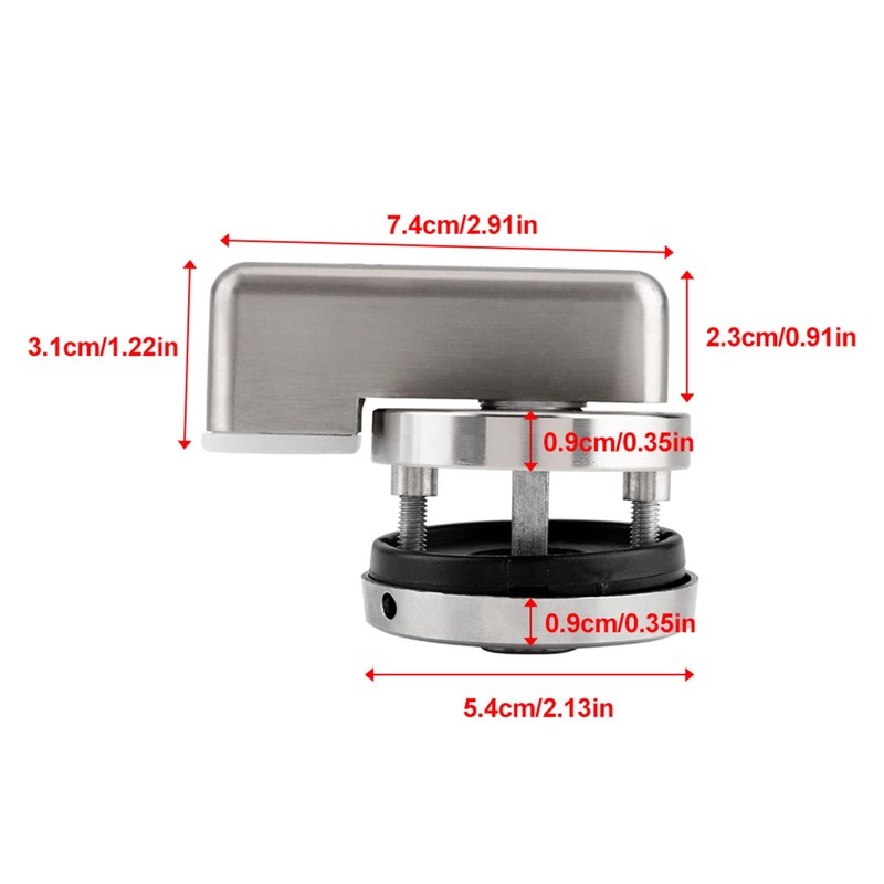 Toilet Cubicle Lock, Zinc Alloy Door Lock Vacant Engaged Privacy
