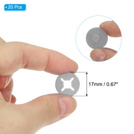 PATIKIL 20pcs Running Bib Lace Clips Lace Bib Board Fastener Lace Number Buckle Fastening System Marathon Number Buckle Fastener Holder for Runner Field Gray, gray