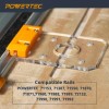 Powertec Router Guide Rail Adapter for Milwaukee M18 Fixed Base