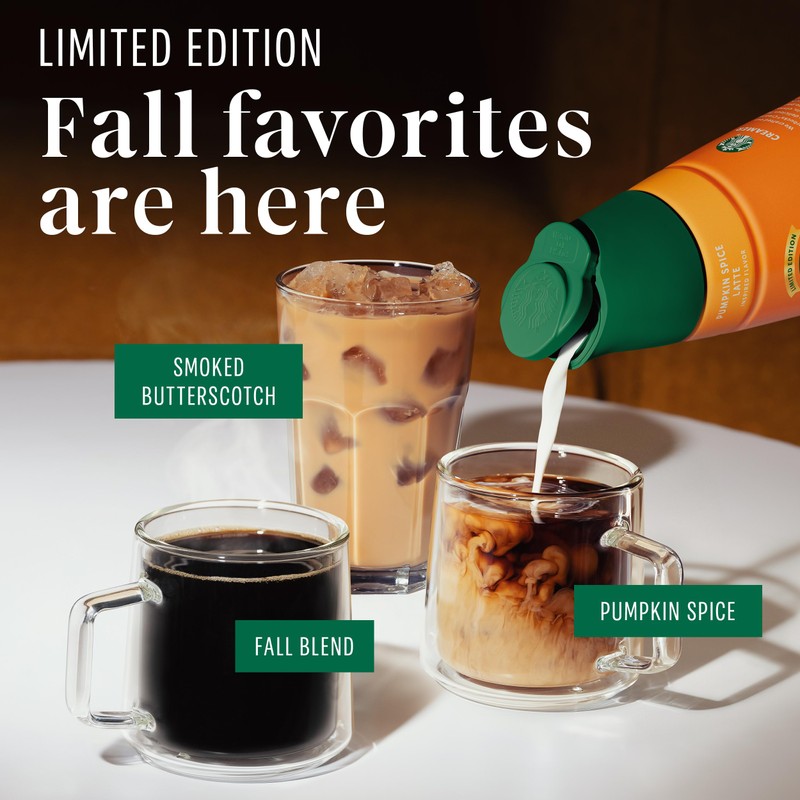 Starbucks K-Cup Coffee Pods, Pumpkin Spice Naturally Flavored Coffee for