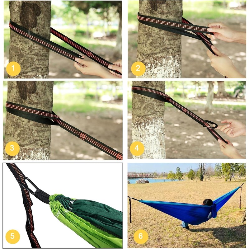 2Pcs Hammock Tree Straps Tree Swing Straps,Tree Swing Straps Hammock