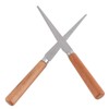 ARTIBETTER 2PCS Wooden Handle Fettling Knife Craft Art Tools Fettling