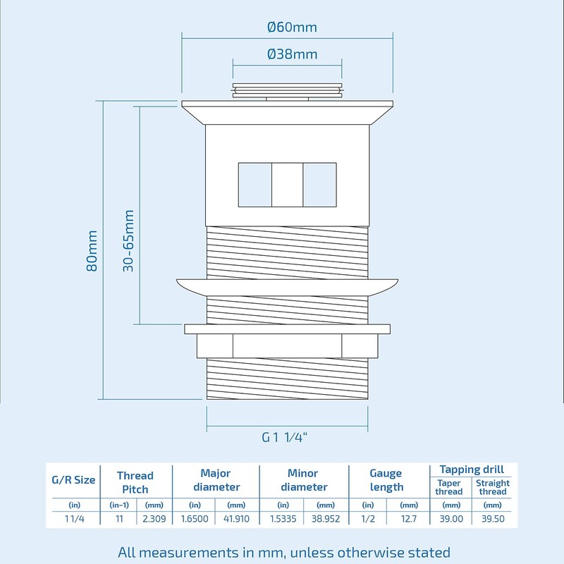 Nes Home Black Matt Click Clack Pop up Slotted Basin