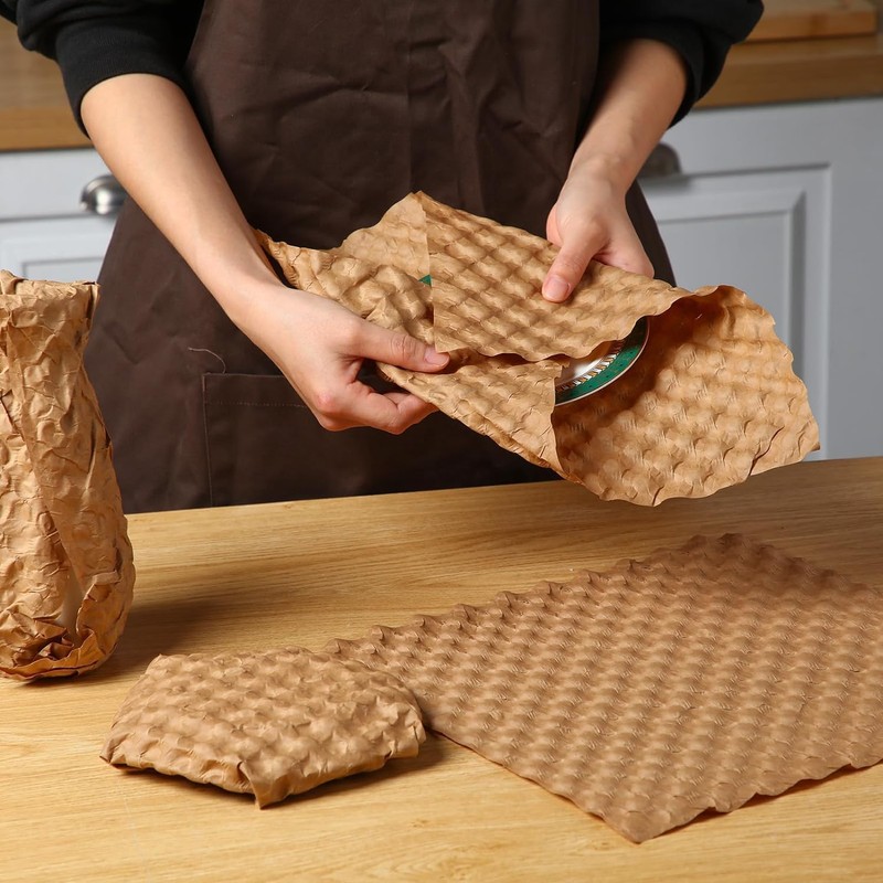 Paper Bubble Wrap Eco Cushioning Wrap, Packing Supplies for Storing