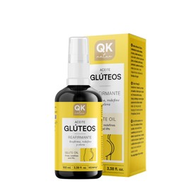 QKnatur - Buttock Firming Oil (100ml). Tightens, redefines and lifts buttocks. With natural ingredients. Prevents the appearance of cellulite and stretch marks