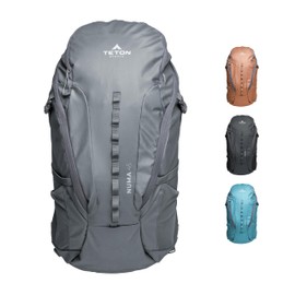 Teton 45L Numa backpack, durable and ready for hiking, camping or backpacking. Perfect lightweight travel bag with more room than you think, Granite