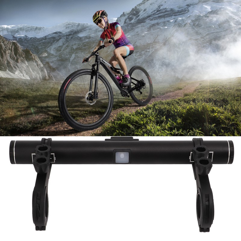Bike Handlebar Extender Aluminium Alloy Fadeless Easy Installation Bicycle Handlebar