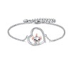 SHEAISRS 925 Sterling Silver axolotl Heart Necklace Gift for Girls