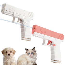 2 Pack Squirt Spray for Cats Dogs Training Squirt for Cats Deterrent Water Spray Pistols for Dogs Pets Training, Detachable Water Tank Design for Reduced Leaks(White & Pink)
