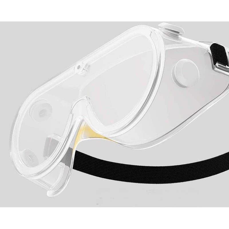 Manissa Safety Goggles, Sealed, Anti-Fog (Pack of 10 Pieces)